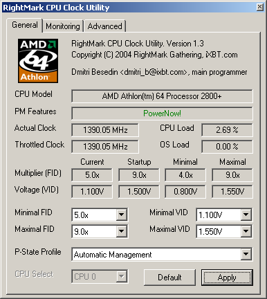 Разгон Athlon 64 на EPOX 8KDA3+, J, I; вольтмод памяти и процессора