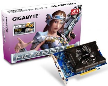 Новинка от Gigabyte: AGP-версию Radeon HD 4650