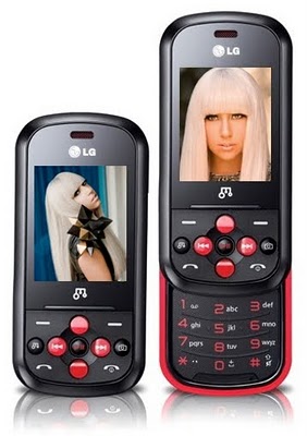 LG GB280 – телефон с обоями и музыкой Lady Gaga