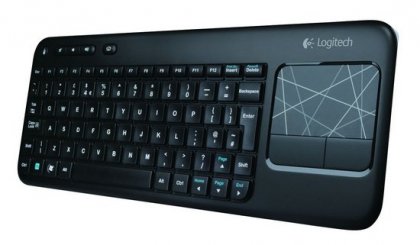 Беспроводная клавиатура Logitech Wireless Keyboard K400 с сенсорной панелью